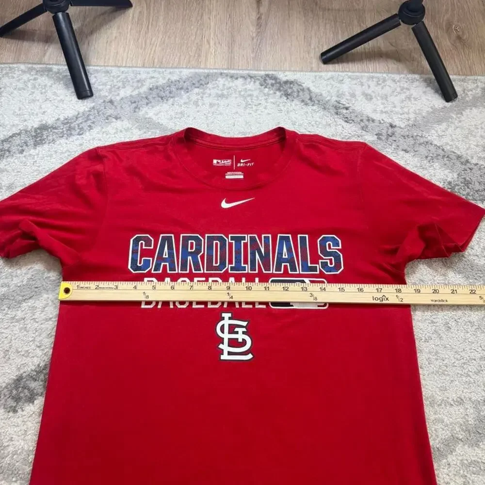 Nike dri fit STL St. Louis Cardinals red baseball t-shirt. Size small